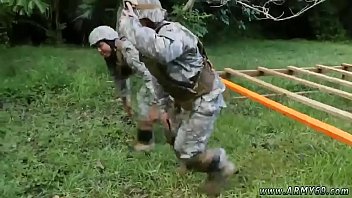 Amateur army sucking gay Jungle tear up fest