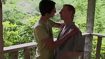 Gay sex Aussie twinks Rick and Corey head out into the forest for a